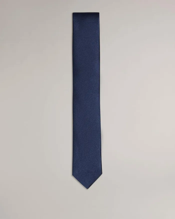 Ottoman Silk Tie Navy Men Ted Baker Ties and Bow Ties Ottoman Silk Tie Navy Men Ted Baker Ties and Bow Ties