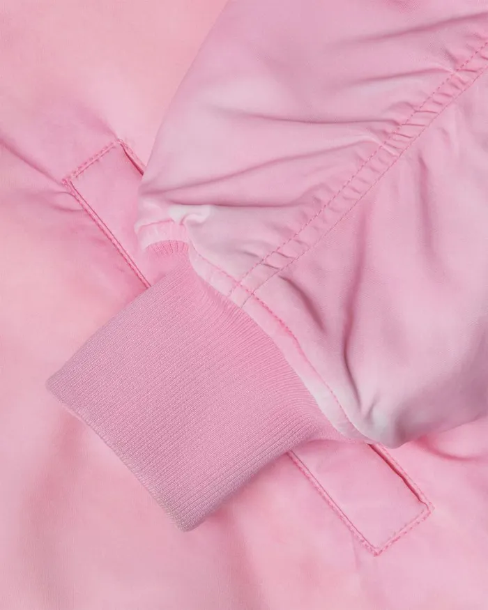 Outerwear Men Stussy DYED NYLON BOMBER Pink Outerwear Men Stussy DYED NYLON BOMBER Pink