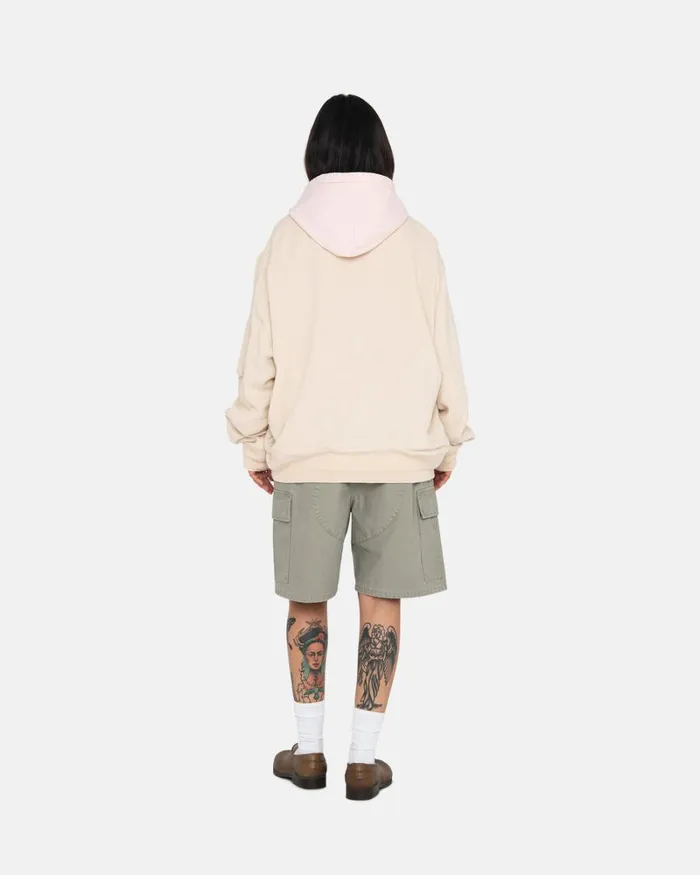Outerwear Men Stussy LINEN BEACH BOMBER Natural Outerwear Men Stussy LINEN BEACH BOMBER Natural
