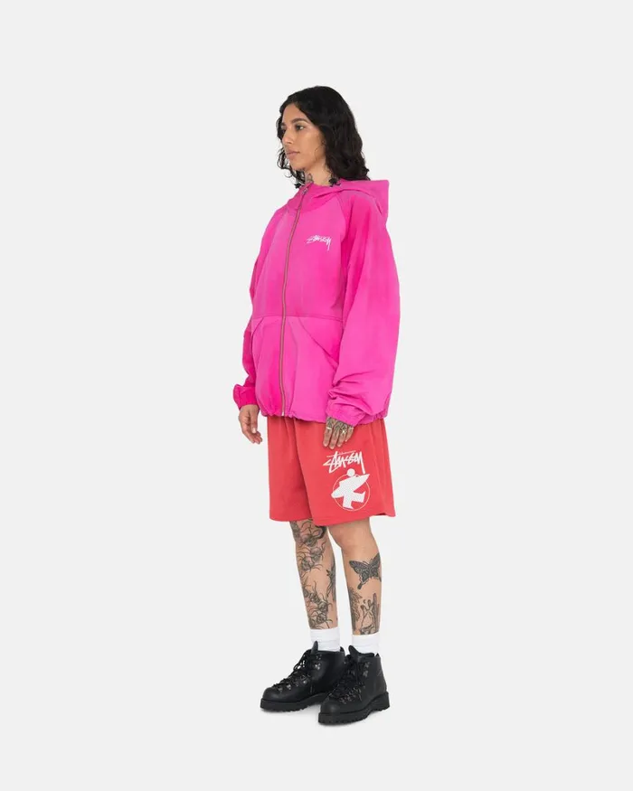 Outerwear Men Stussy WAVE DYE BEACH SHELL Fuchsia Outerwear Men Stussy WAVE DYE BEACH SHELL Fuchsia