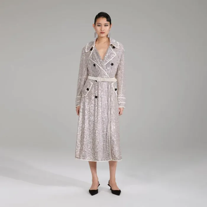 Outerwear Woman SelfPortrait Black Patent Coat Outerwear Woman SelfPortrait Black Patent Coat