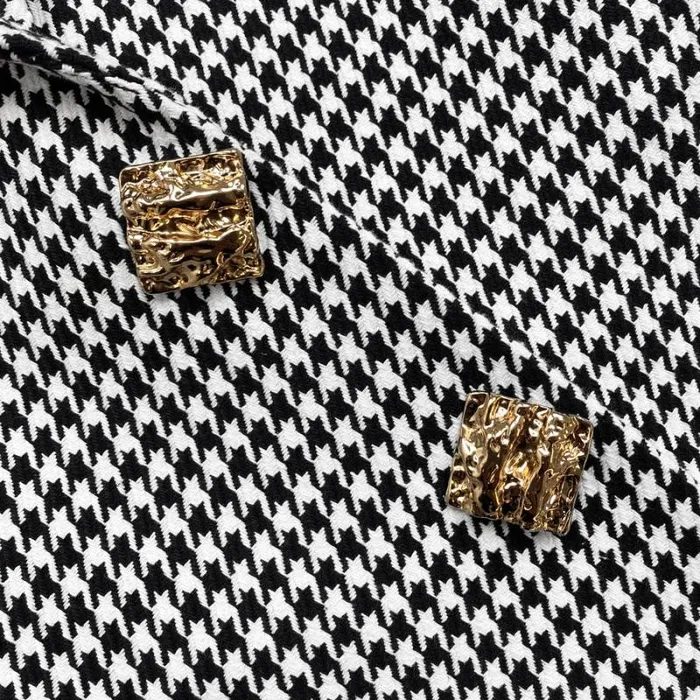 Outerwear Woman SelfPortrait Houndstooth Blazer Outerwear Woman SelfPortrait Houndstooth Blazer