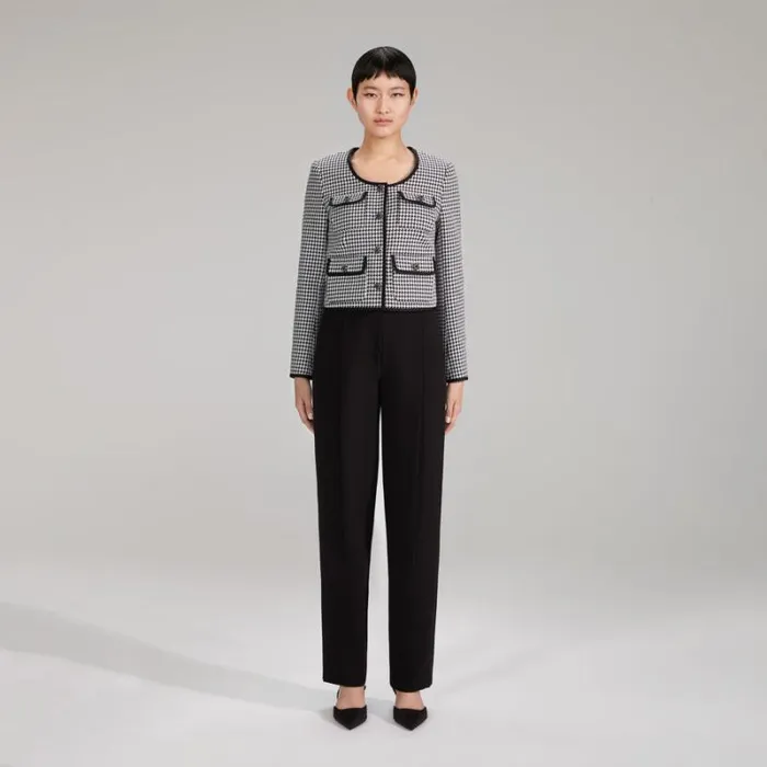 Outerwear Woman SelfPortrait Houndstooth Jacket