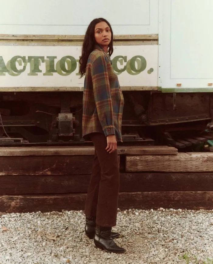 Outerwear Women039s The Great The Craftsman Shirt Jacket Sequoia Plaid