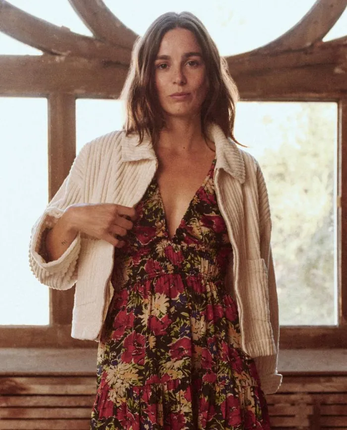 Outerwear Women039s The Great The Mechanic Jacket Cream