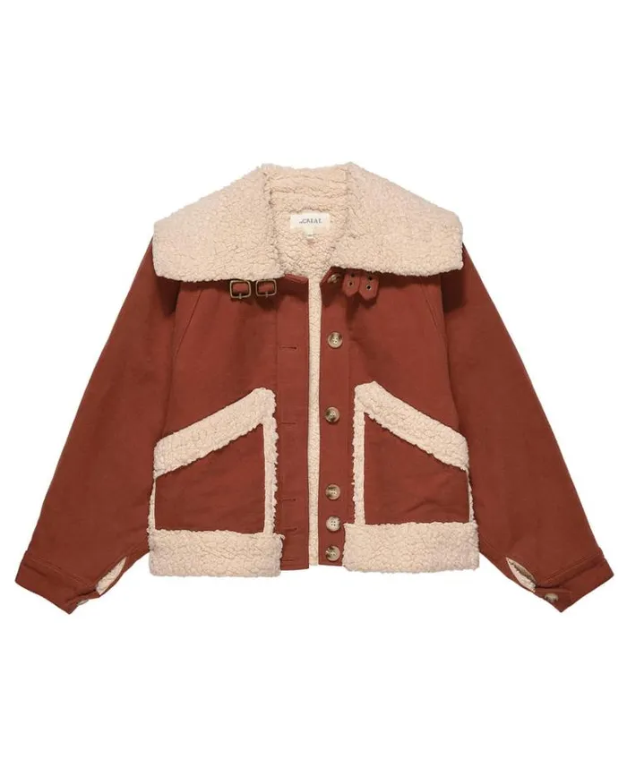 Outerwear Women039s The Great The Peak Coat Spice