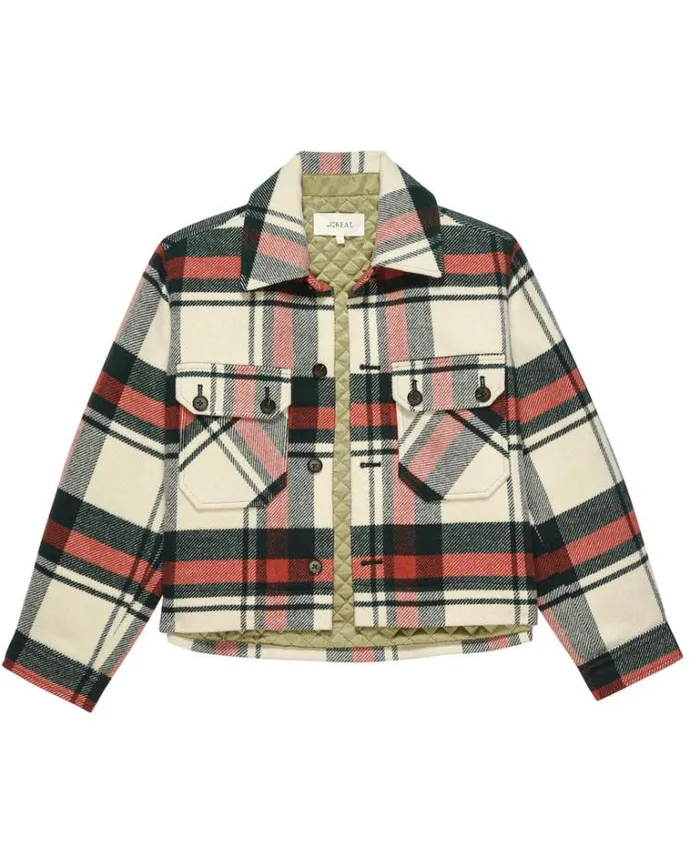 Outerwear Women039s The Great The Smith Jacket Great Barrier Plaid