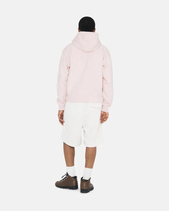 Overdyed Men Stussy OVERDYED STOCK LOGO HOODIE Lt Pink Overdyed Men Stussy OVERDYED STOCK LOGO HOODIE Lt Pink