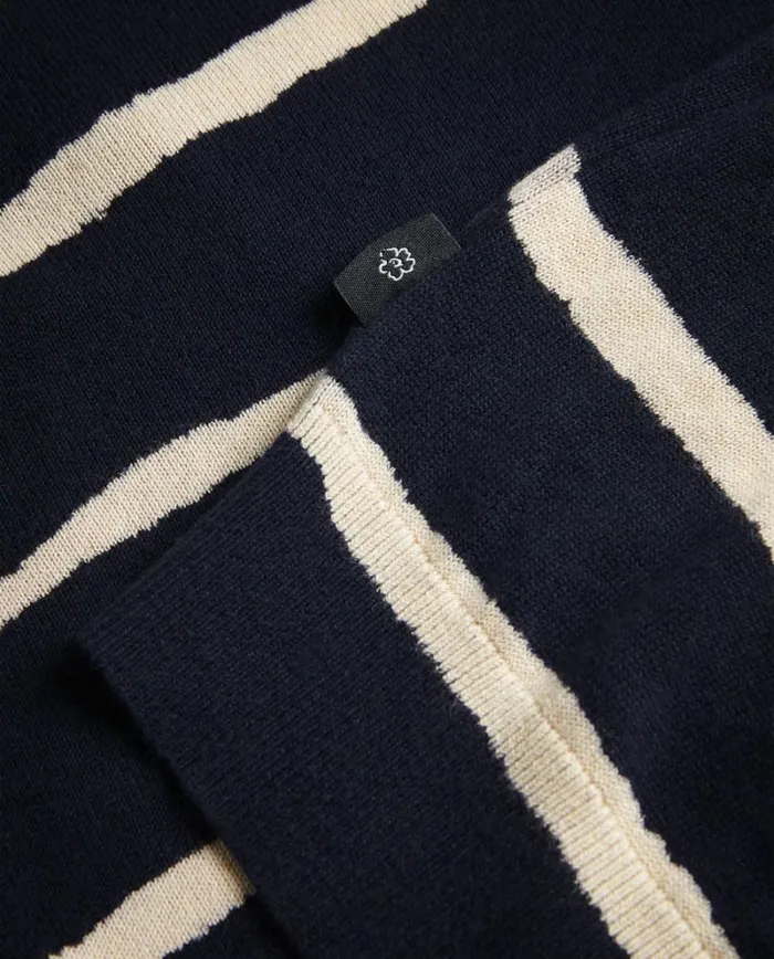 Painted Stripe Knitted Polo Shirt Navy Men Ted Baker Clothing Painted Stripe Knitted Polo Shirt Navy Men Ted Baker Clothing