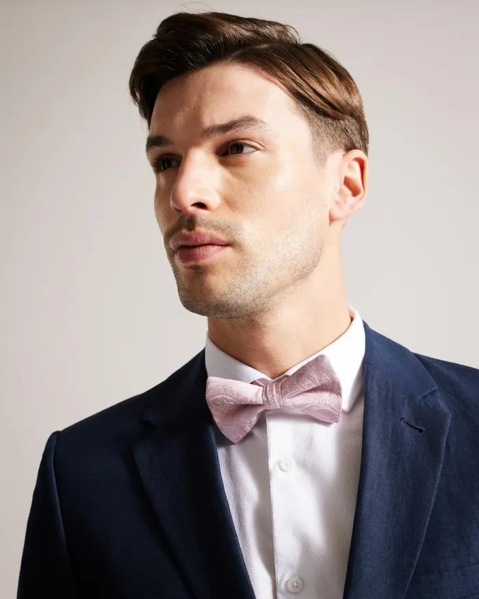 Paisley Bow Tie Dusky Pink Men Ted Baker Ties and Bow Ties Paisley Bow Tie Dusky Pink Men Ted Baker Ties and Bow Ties