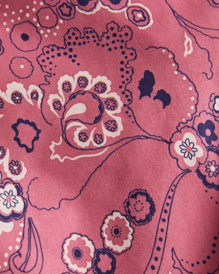 Paisley Printed Swim Shorts Pink Men Ted Baker Clothing