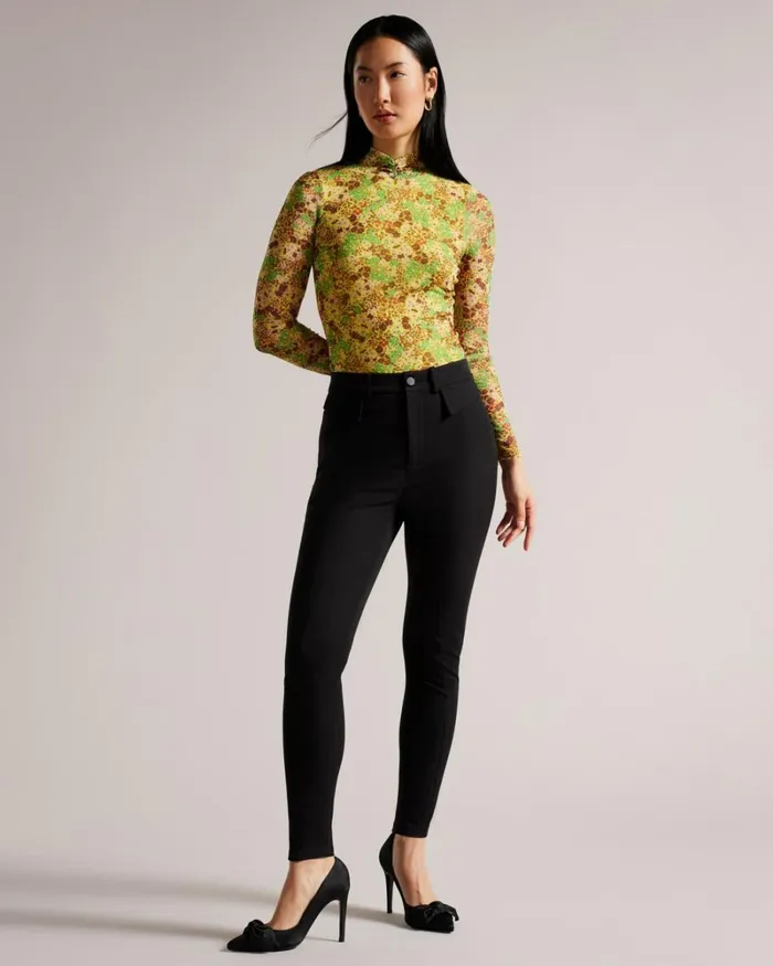 Panelled Trousers Black Women Ted Baker Clothing Panelled Trousers Black Women Ted Baker Clothing