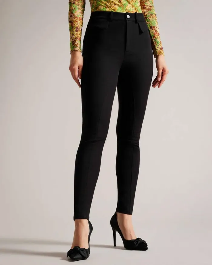 Panelled Trousers Black Women Ted Baker Clothing Panelled Trousers Black Women Ted Baker Clothing