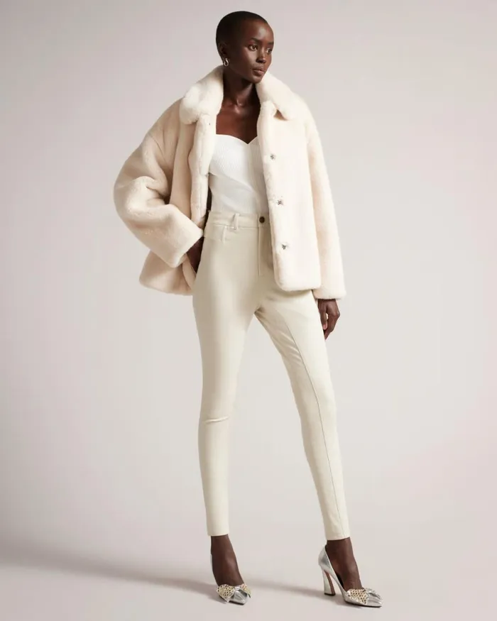 Panelled Trousers Natural Women Ted Baker Clothing Panelled Trousers Natural Women Ted Baker Clothing