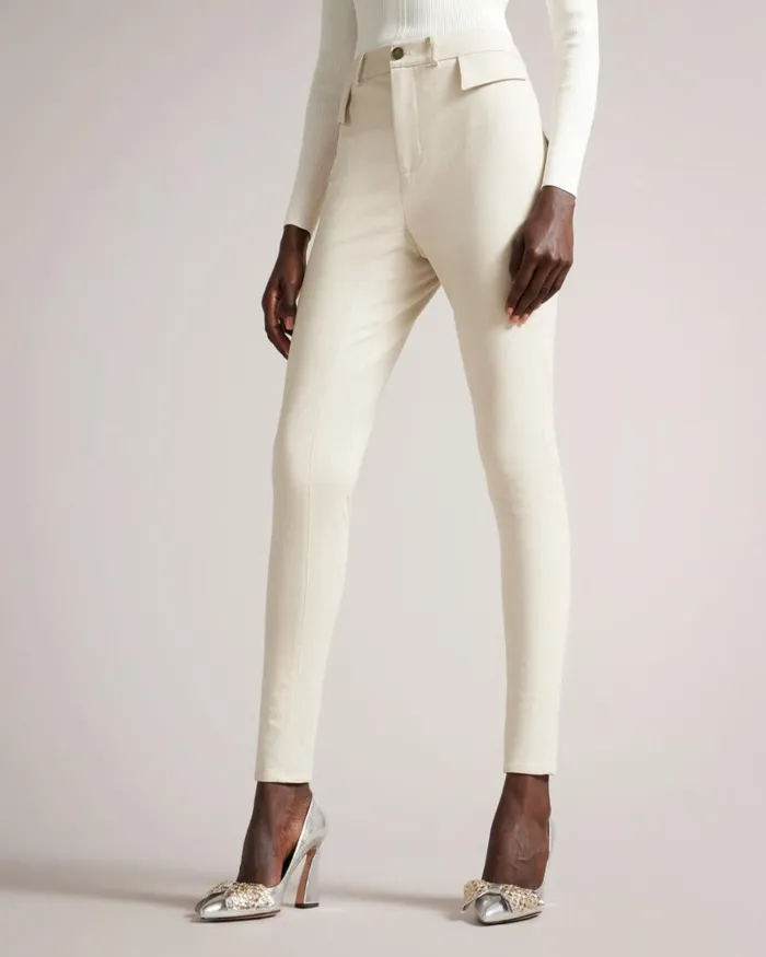 Panelled Trousers Natural Women Ted Baker Clothing Panelled Trousers Natural Women Ted Baker Clothing
