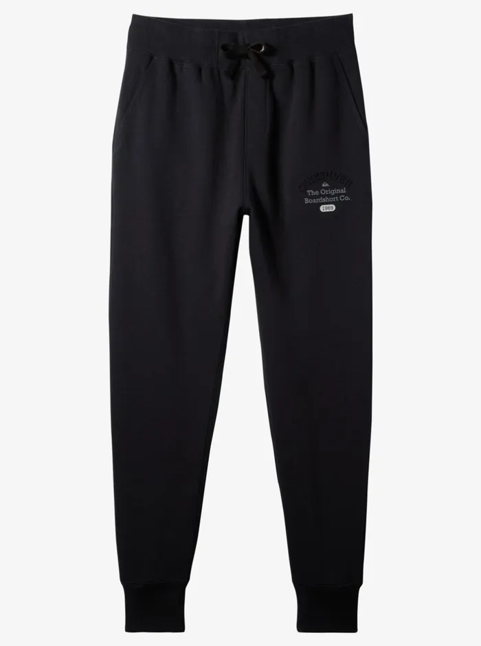 Pants Men Quiksilver Emboss Slim Joggers Black