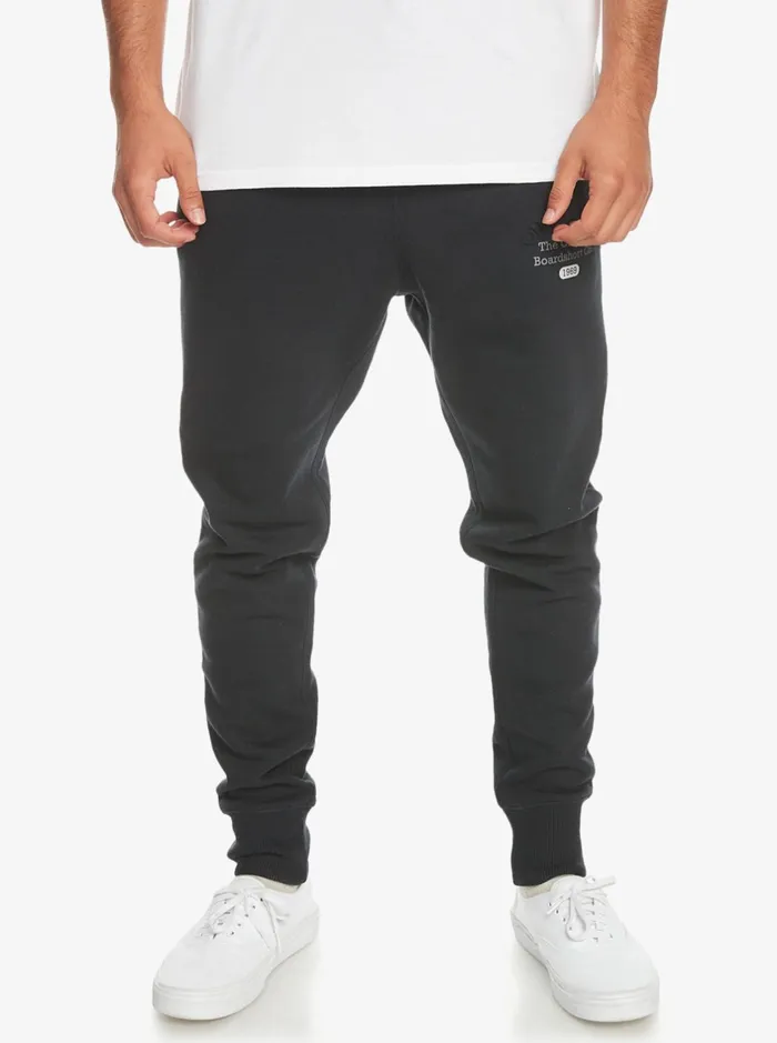 Pants Men Quiksilver Emboss Slim Joggers Black