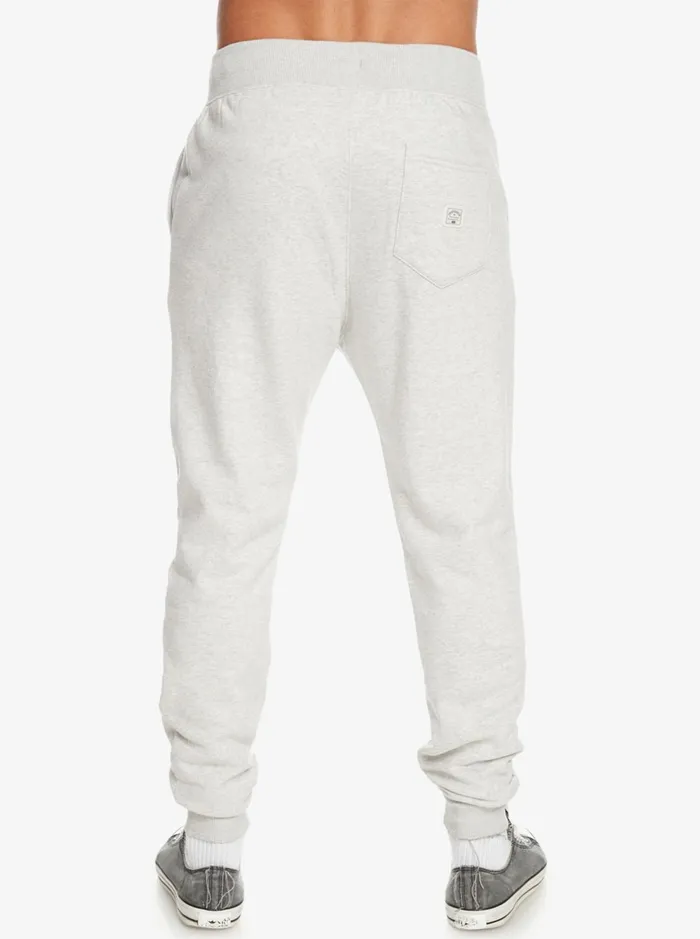 Pants Men Quiksilver Emboss Slim Joggers Light Grey Heather