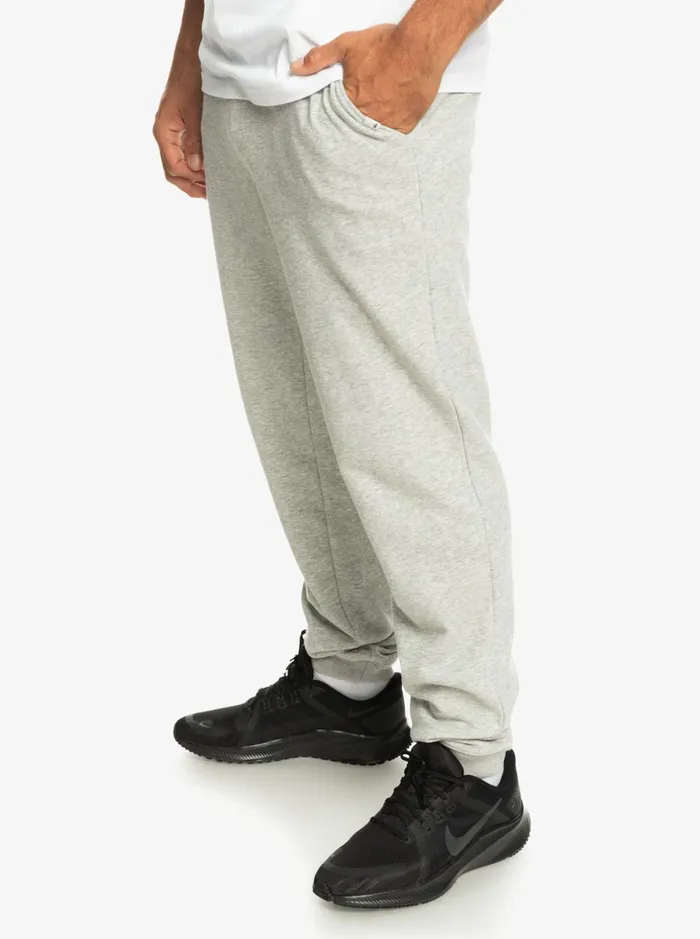 Pants Men Quiksilver Essentials Joggers Light Grey Heather Pants Men Quiksilver Essentials Joggers Light Grey Heather