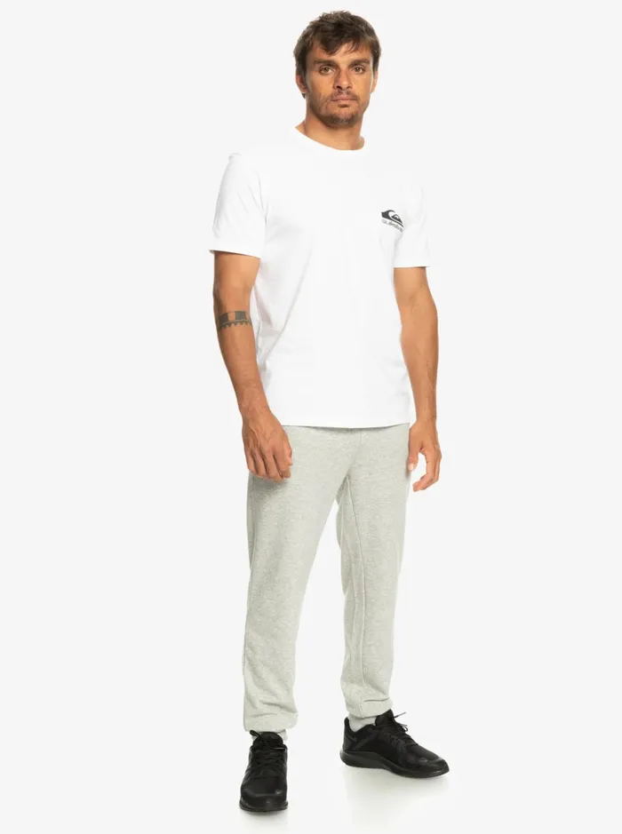 Pants Men Quiksilver Essentials Joggers Light Grey Heather Pants Men Quiksilver Essentials Joggers Light Grey Heather