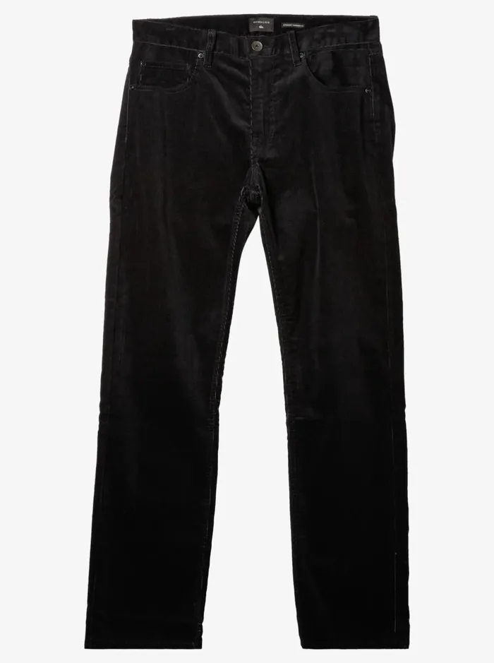 Pants Men Quiksilver Kracker Corduroy Pants Black