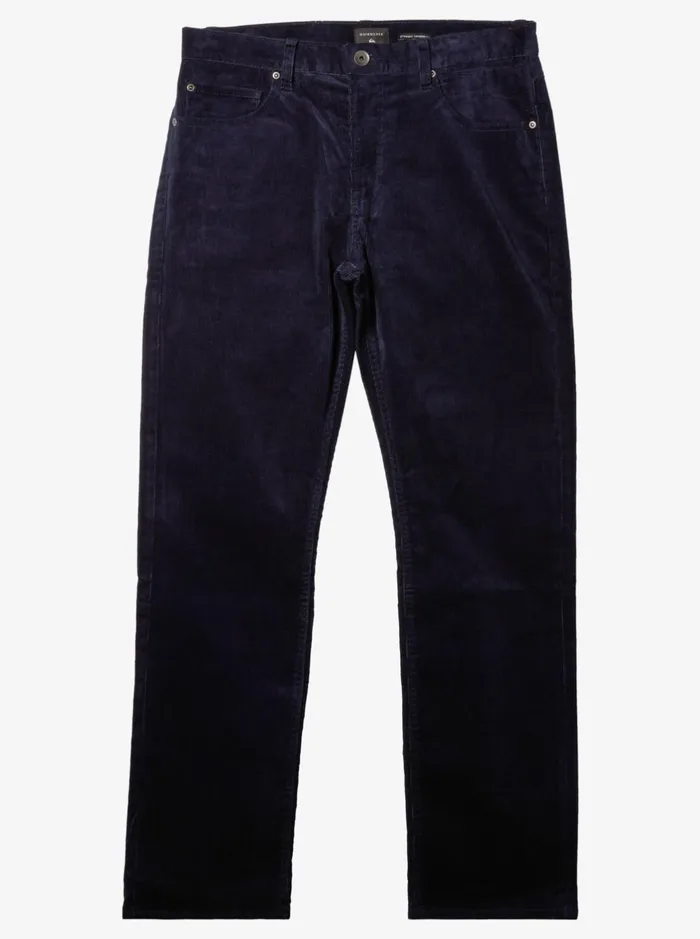 Pants Men Quiksilver Kracker Corduroy Pants Navy Blazer