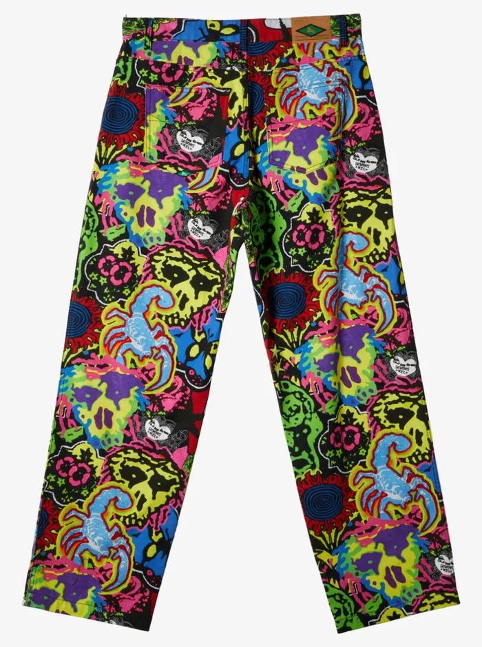 Pants Men Quiksilver Quiksilver X Saturdays Nyc Wide Leg Pants Black Pants Men Quiksilver Quiksilver X Saturdays Nyc Wide Leg Pants Black