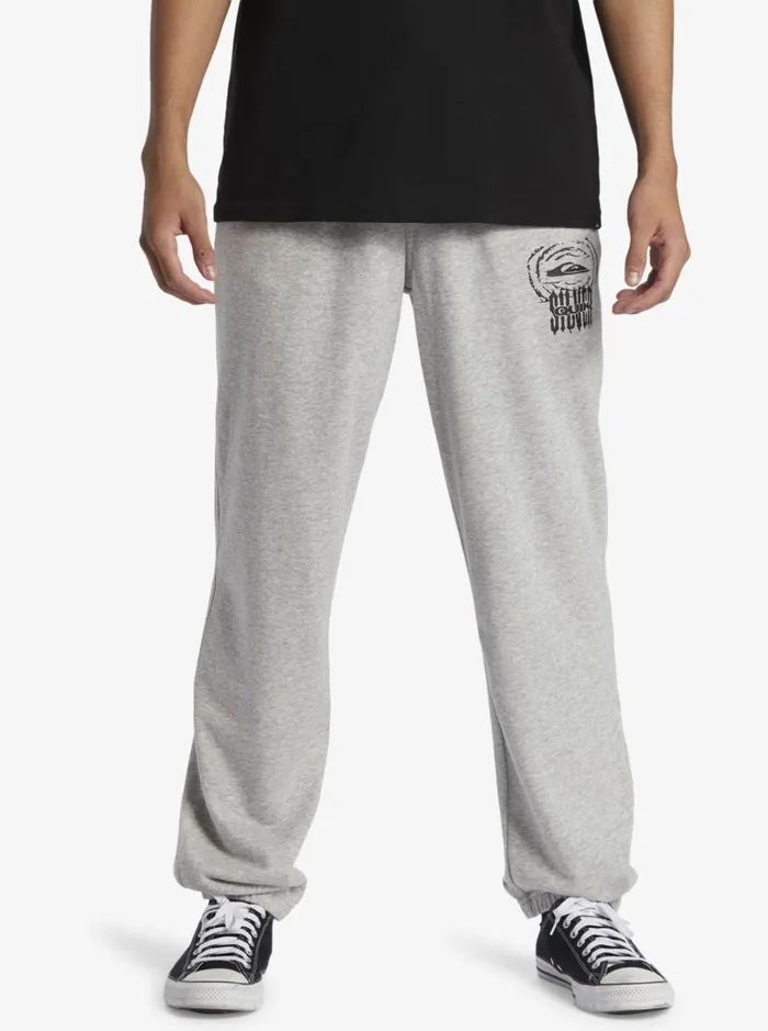 Pants Men Quiksilver Smash and Grab Fleece Pant Sweatpants Athletic Heather Pants Men Quiksilver Smash and Grab Fleece Pant Sweatpants Athletic Heather