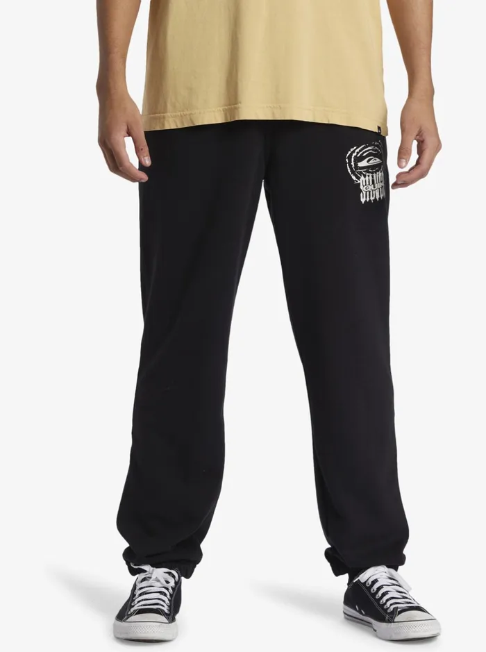 Pants Men Quiksilver Smash and Grab Fleece Pant Sweatpants Black Pants Men Quiksilver Smash and Grab Fleece Pant Sweatpants Black