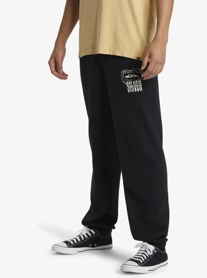 Pants Men Quiksilver Smash and Grab Fleece Pant Sweatpants Black Pants Men Quiksilver Smash and Grab Fleece Pant Sweatpants Black