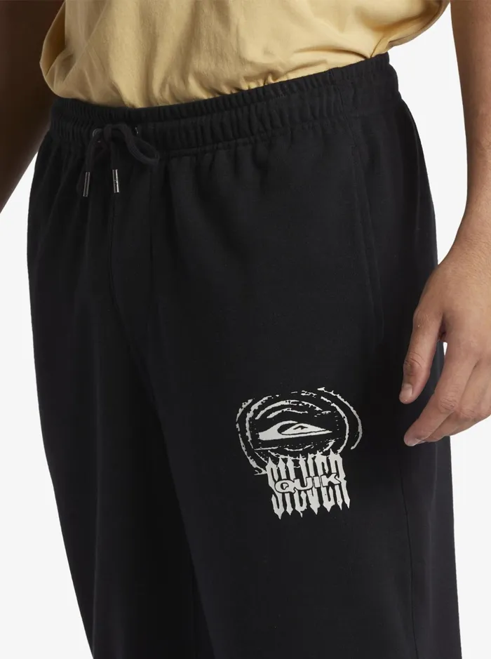 Pants Men Quiksilver Smash and Grab Fleece Pant Sweatpants Black Pants Men Quiksilver Smash and Grab Fleece Pant Sweatpants Black