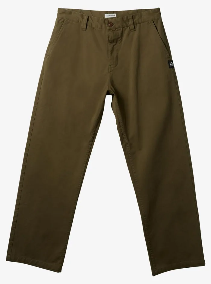 Pants Men Quiksilver Wilde Chino Pants Grape Leaf