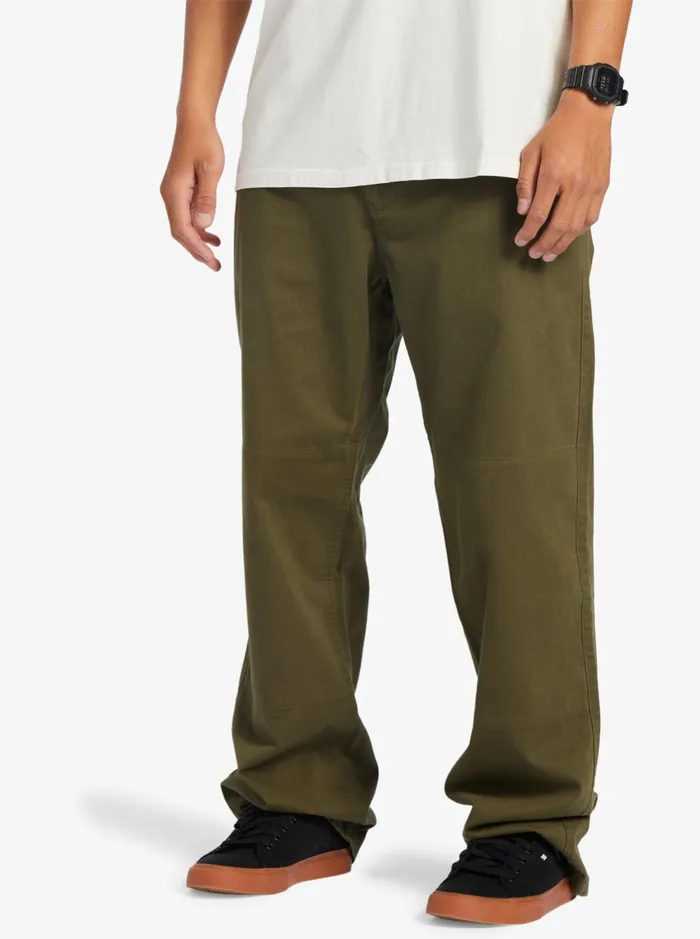 Pants Men Quiksilver Wilde Chino Pants Grape Leaf Pants Men Quiksilver Wilde Chino Pants Grape Leaf