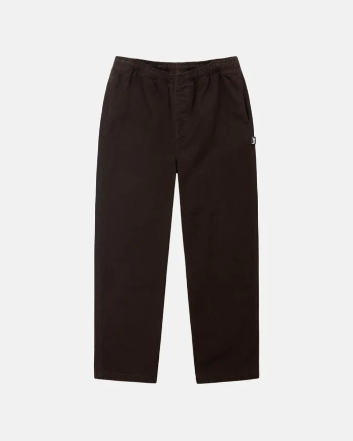 Pants Men Stussy BRUSHED BEACH PANT Espresso