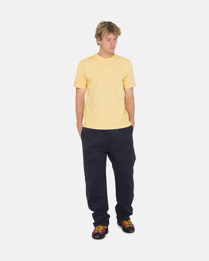 Pants Men Stussy BRUSHED BEACH PANT Navy Pants Men Stussy BRUSHED BEACH PANT Navy
