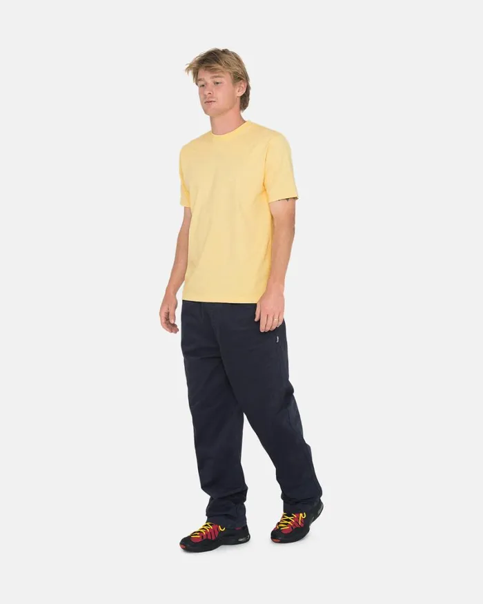 Pants Men Stussy BRUSHED BEACH PANT Navy Pants Men Stussy BRUSHED BEACH PANT Navy