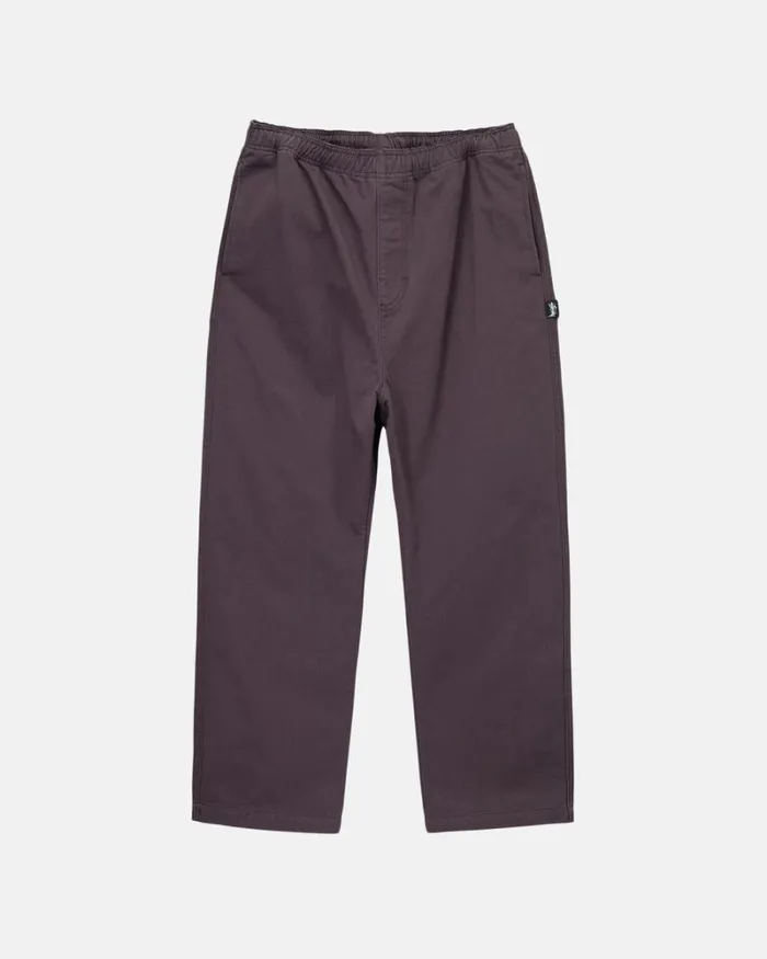 Pants Men Stussy BRUSHED BEACH PANT Wine