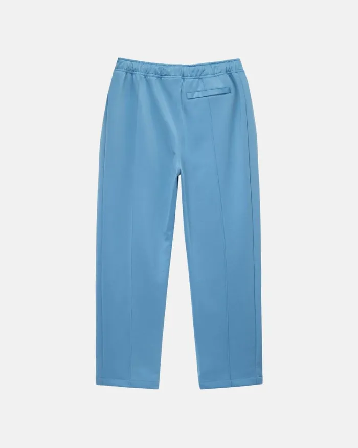 Pants Men Stussy POLY TRACK PANT Azure Pants Men Stussy POLY TRACK PANT Azure