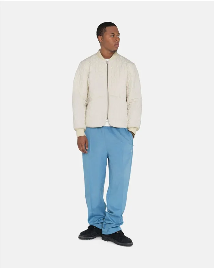 Pants Men Stussy POLY TRACK PANT Azure Pants Men Stussy POLY TRACK PANT Azure