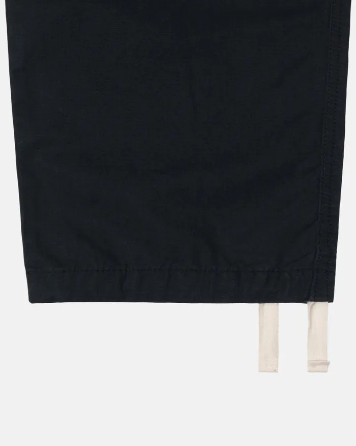 Pants Men Stussy RIPSTOP CARGO BEACH PANT Black Pants Men Stussy RIPSTOP CARGO BEACH PANT Black
