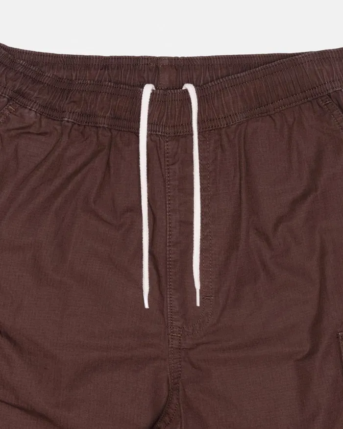 Pants Men Stussy RIPSTOP CARGO BEACH PANT Brown Pants Men Stussy RIPSTOP CARGO BEACH PANT Brown