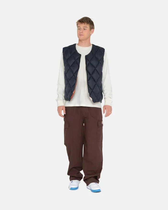 Pants Men Stussy RIPSTOP CARGO BEACH PANT Brown Pants Men Stussy RIPSTOP CARGO BEACH PANT Brown