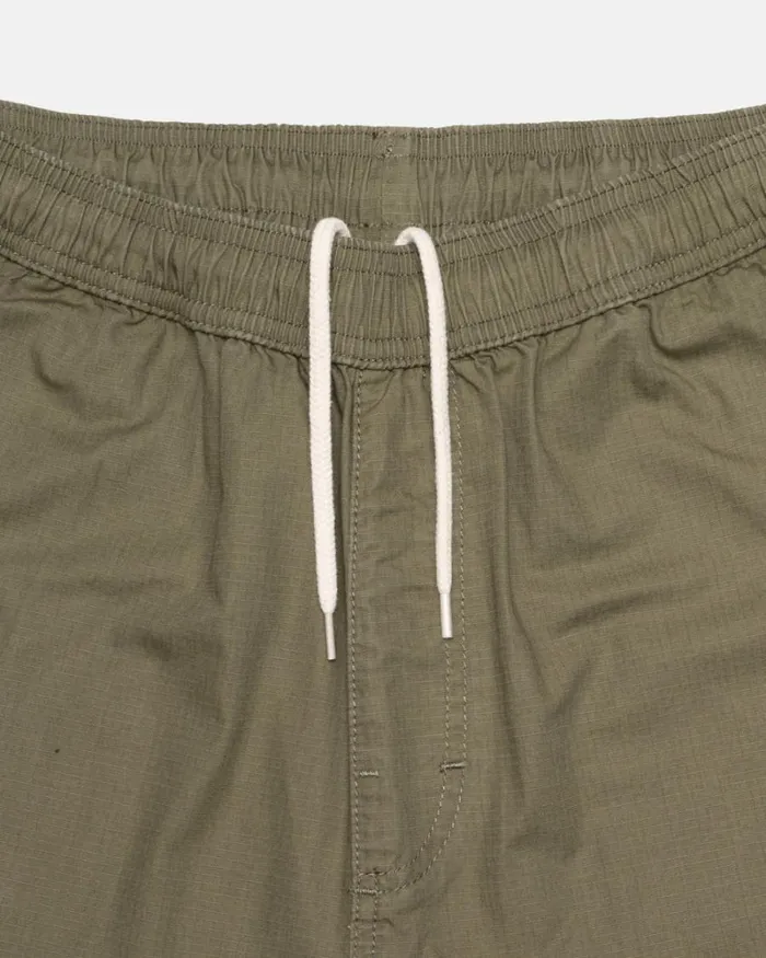 Pants Men Stussy RIPSTOP CARGO BEACH PANT Olive Pants Men Stussy RIPSTOP CARGO BEACH PANT Olive