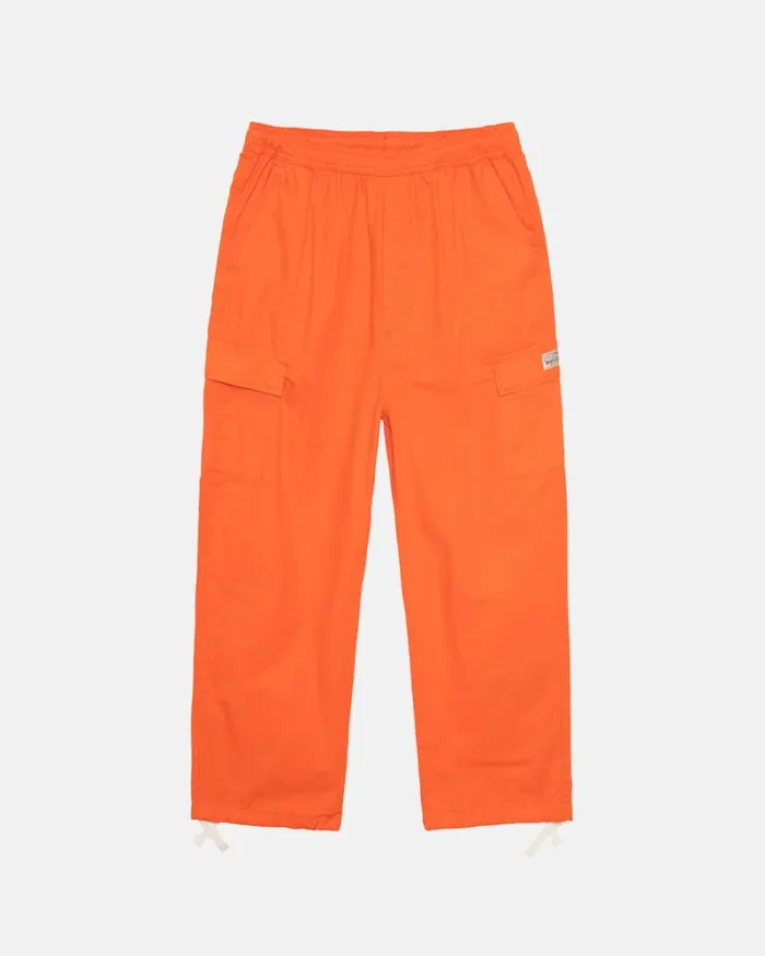 Pants Men Stussy RIPSTOP CARGO BEACH PANT Orange