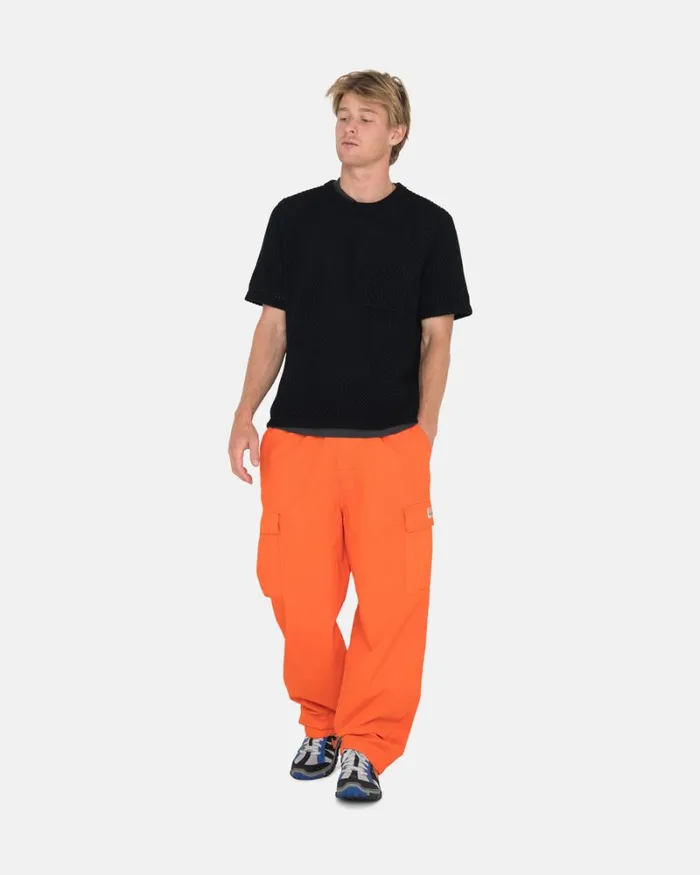 Pants Men Stussy RIPSTOP CARGO BEACH PANT Orange Pants Men Stussy RIPSTOP CARGO BEACH PANT Orange