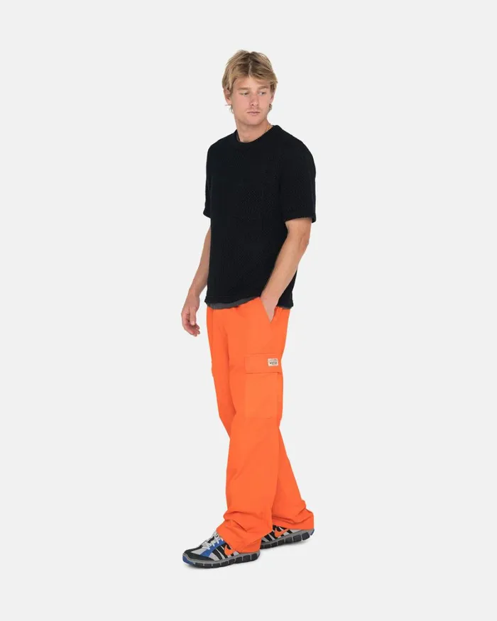 Pants Men Stussy RIPSTOP CARGO BEACH PANT Orange Pants Men Stussy RIPSTOP CARGO BEACH PANT Orange