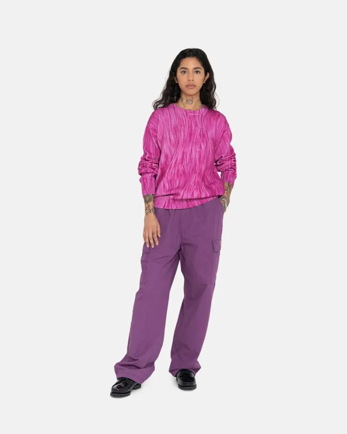Pants Men Stussy RIPSTOP CARGO BEACH PANT Purple Pants Men Stussy RIPSTOP CARGO BEACH PANT Purple