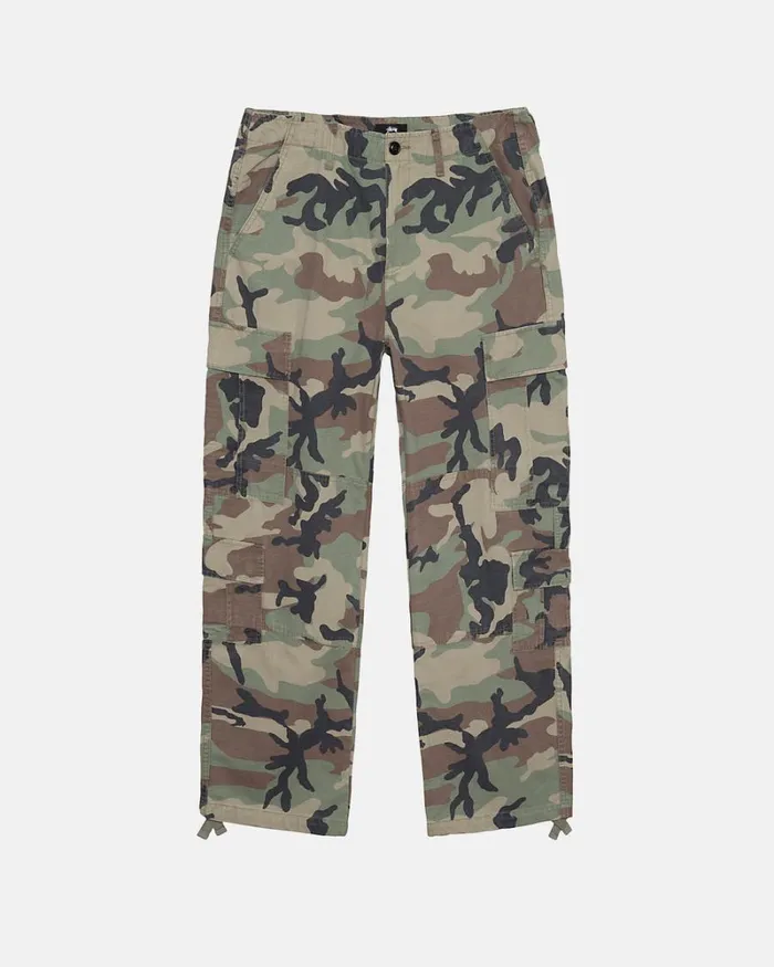 Pants Men Stussy RIPSTOP SURPLUS CARGO Camo
