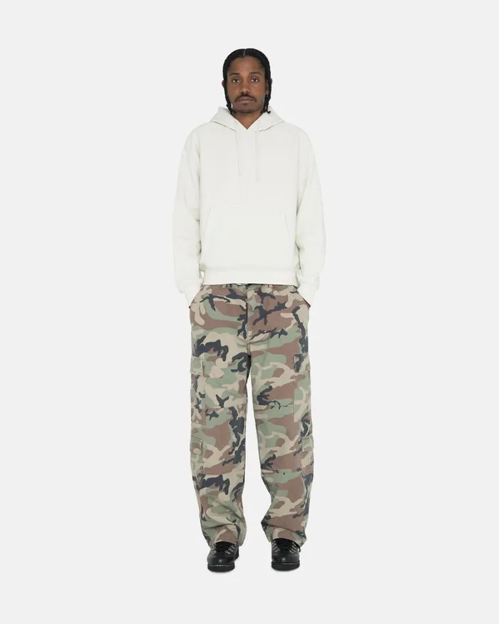Pants Men Stussy RIPSTOP SURPLUS CARGO Camo Pants Men Stussy RIPSTOP SURPLUS CARGO Camo
