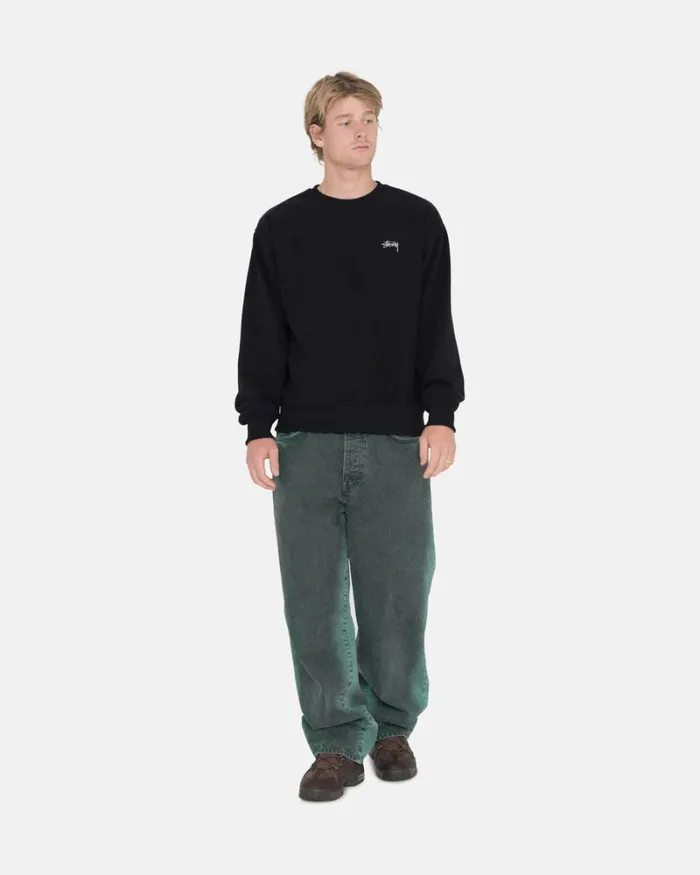 Pants Men Stussy SPRAY DYE BIG OL039 JEANS Black Pants Men Stussy SPRAY DYE BIG OL039 JEANS Black